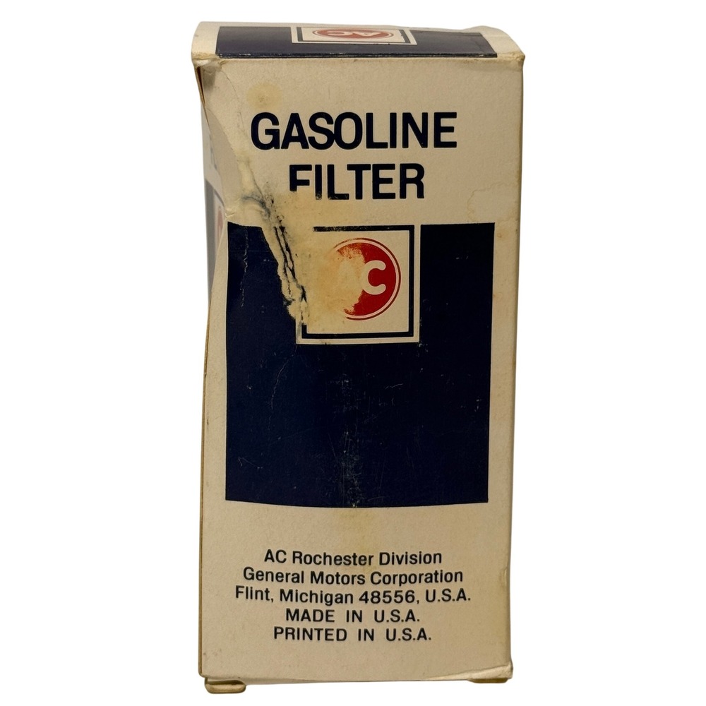 Vintage AC Rochester Gasoline Filter GF-61P GM 854619 Made‎ in USA NOS Box